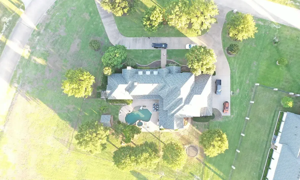 New shingle roof installation on a home in Anderson